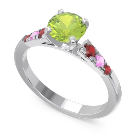 Cathedral Pave Sari Ring