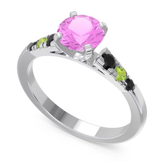 Cathedral Pave Sari Ring