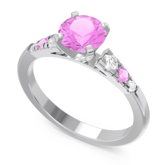 Cathedral Pave Sari Ring