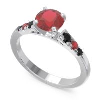 Cathedral Pave Sari Ring