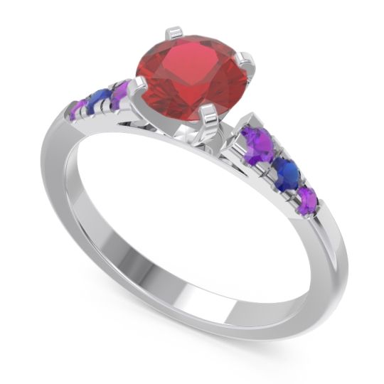 Cathedral Pave Sari Ring