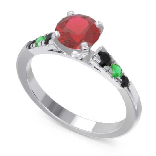 Cathedral Pave Sari Ring