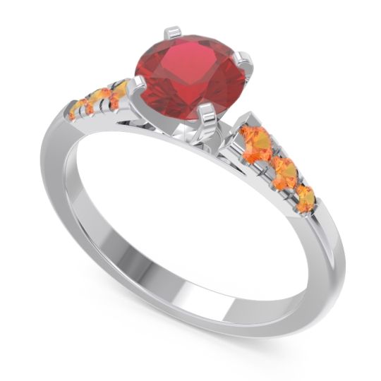 Cathedral Pave Sari Ring