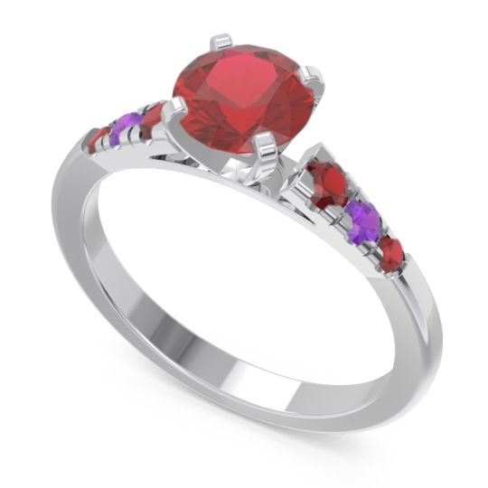 Cathedral Pave Sari Ring