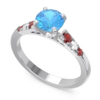 Cathedral Pave Sari Ring