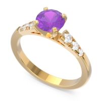 Cathedral Pave Sari Ring