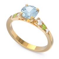 Cathedral Pave Sari Ring