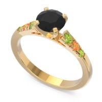 Cathedral Pave Sari Ring