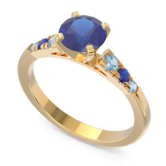 Cathedral Pave Sari Ring