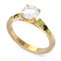 Cathedral Pave Sari Ring
