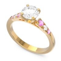 Cathedral Pave Sari Ring