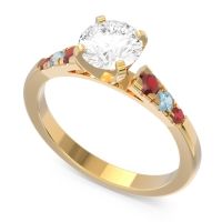 Cathedral Pave Sari Ring