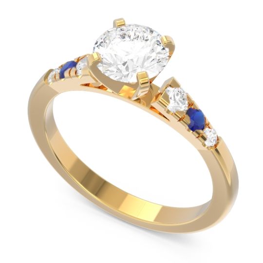 Cathedral Pave Sari Ring