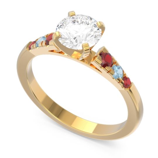 Cathedral Pave Sari Ring
