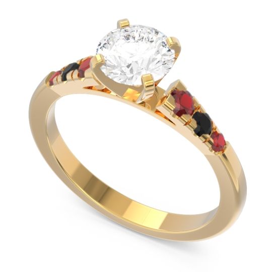 Cathedral Pave Sari Ring