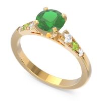 Cathedral Pave Sari Ring