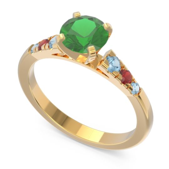 Cathedral Pave Sari Ring