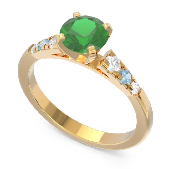 Cathedral Pave Sari Ring