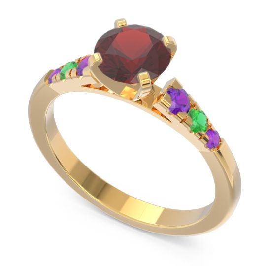 Cathedral Pave Sari Ring