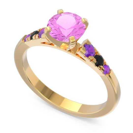 Cathedral Pave Sari Ring