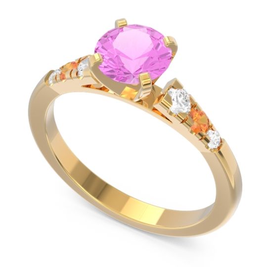 Cathedral Pave Sari Ring