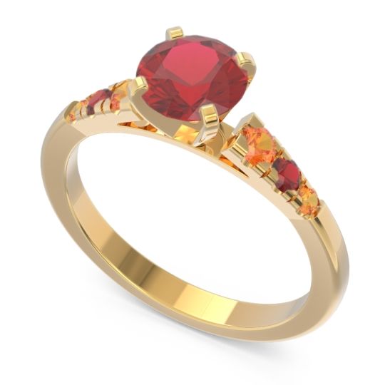 Cathedral Pave Sari Ring
