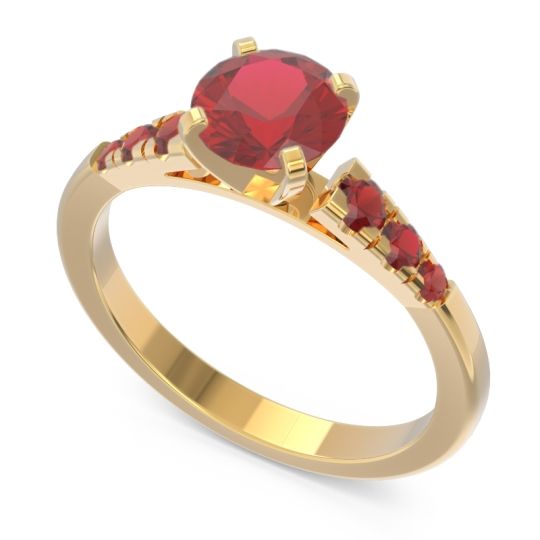 Cathedral Pave Sari Ring