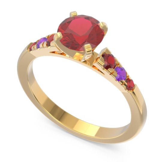 Cathedral Pave Sari Ring