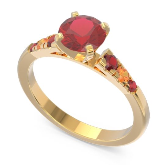 Cathedral Pave Sari Ring