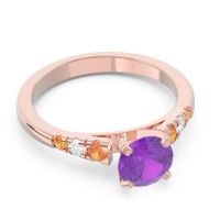Cathedral Pave Sari Ring