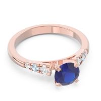 Cathedral Pave Sari Ring