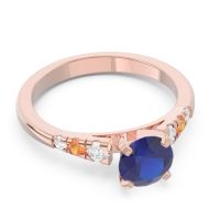 Cathedral Pave Sari Ring