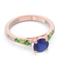Cathedral Pave Sari Ring