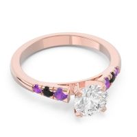 Cathedral Pave Sari Ring