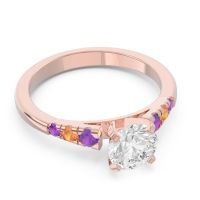 Cathedral Pave Sari Ring