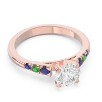 Cathedral Pave Sari Ring