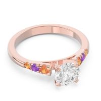 Cathedral Pave Sari Ring