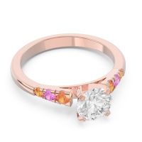 Cathedral Pave Sari Ring