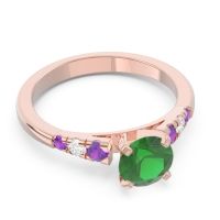 Cathedral Pave Sari Ring