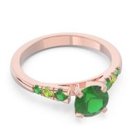 Cathedral Pave Sari Ring