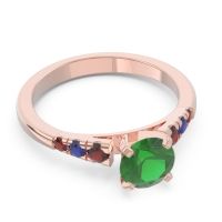 Cathedral Pave Sari Ring