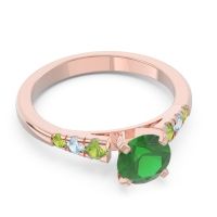 Cathedral Pave Sari Ring