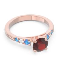 Cathedral Pave Sari Ring