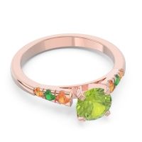 Cathedral Pave Sari Ring