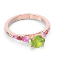 Cathedral Pave Sari Ring