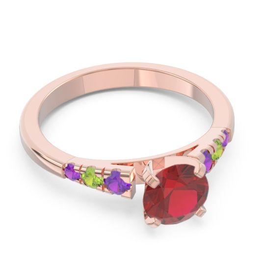 Cathedral Pave Sari Ring