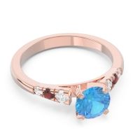 Cathedral Pave Sari Ring