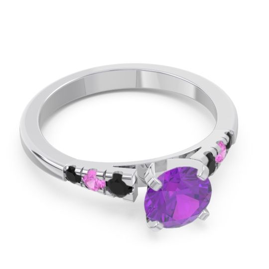 Cathedral Pave Sari Ring