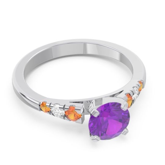 Cathedral Pave Sari Ring