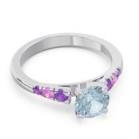 Cathedral Pave Sari Ring